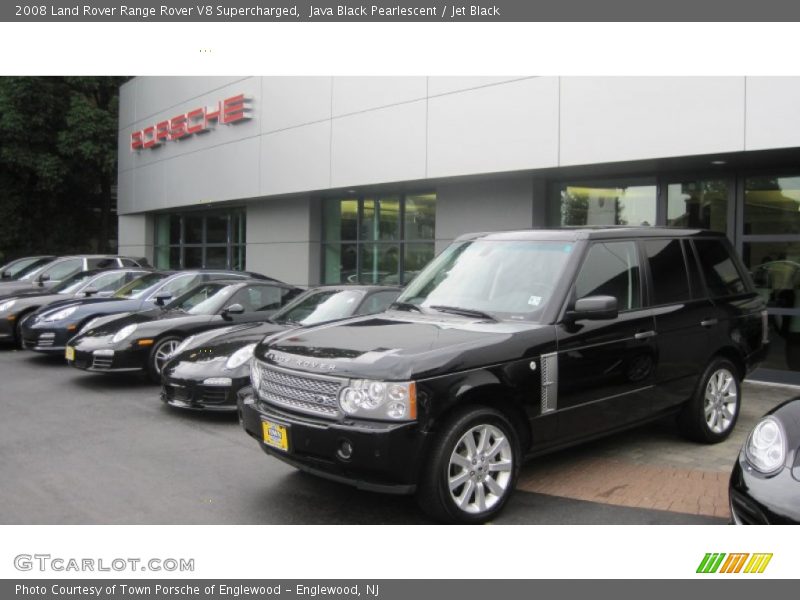 Java Black Pearlescent / Jet Black 2008 Land Rover Range Rover V8 Supercharged