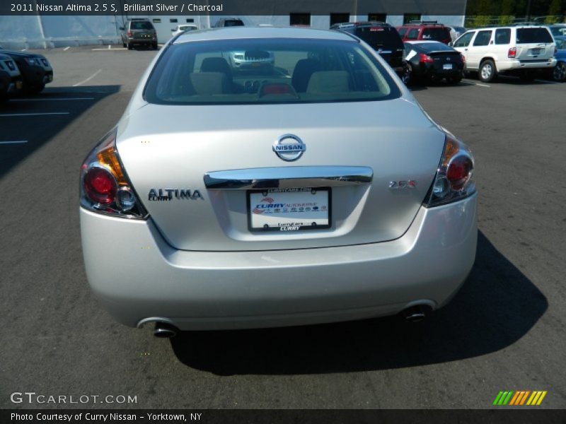 Brilliant Silver / Charcoal 2011 Nissan Altima 2.5 S