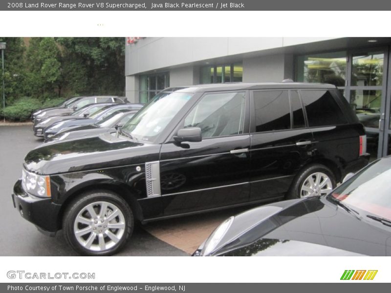 Java Black Pearlescent / Jet Black 2008 Land Rover Range Rover V8 Supercharged