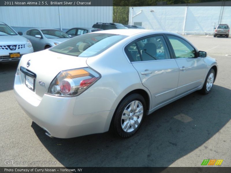Brilliant Silver / Charcoal 2011 Nissan Altima 2.5 S