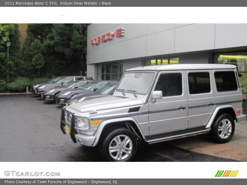 Iridium Silver Metallic / Black 2011 Mercedes-Benz G 550