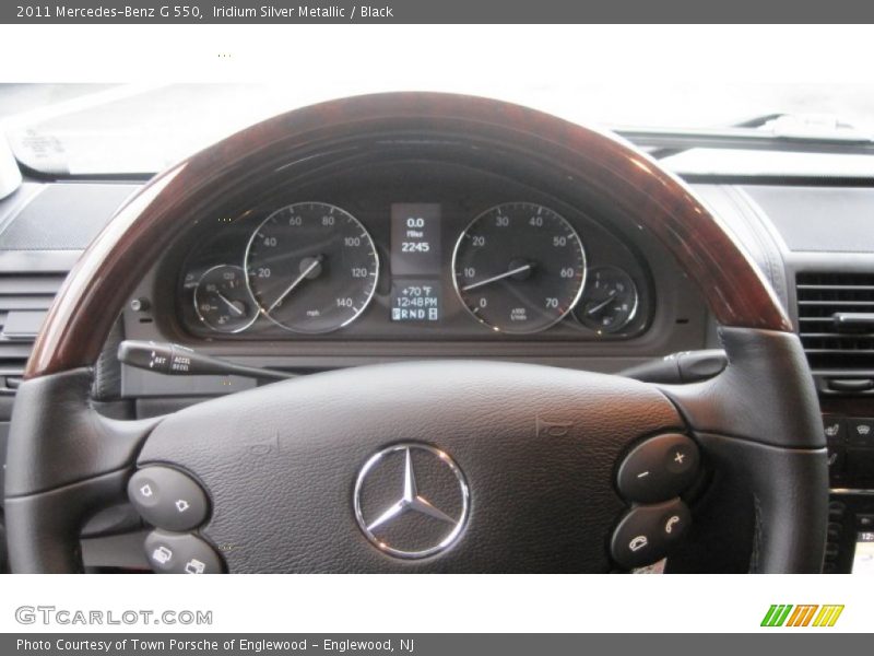 Iridium Silver Metallic / Black 2011 Mercedes-Benz G 550