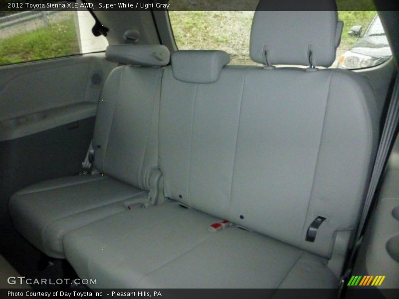 Super White / Light Gray 2012 Toyota Sienna XLE AWD