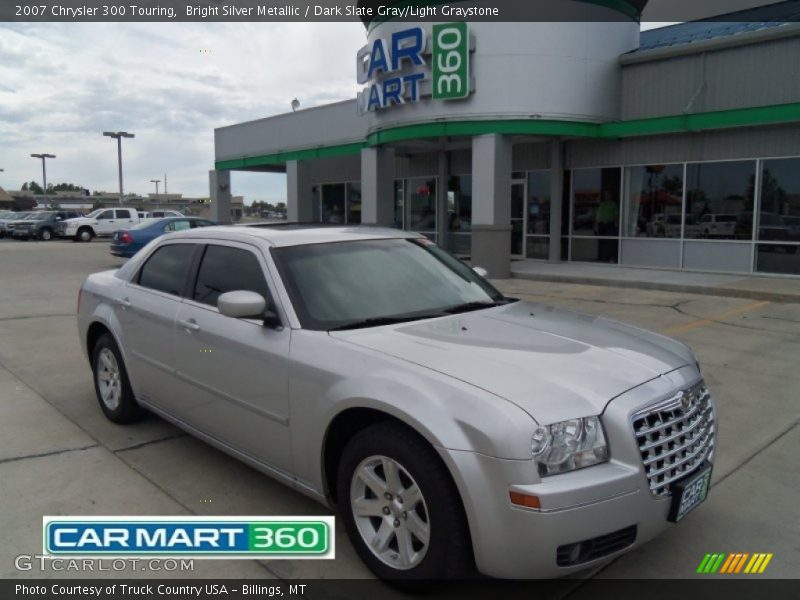 Bright Silver Metallic / Dark Slate Gray/Light Graystone 2007 Chrysler 300 Touring