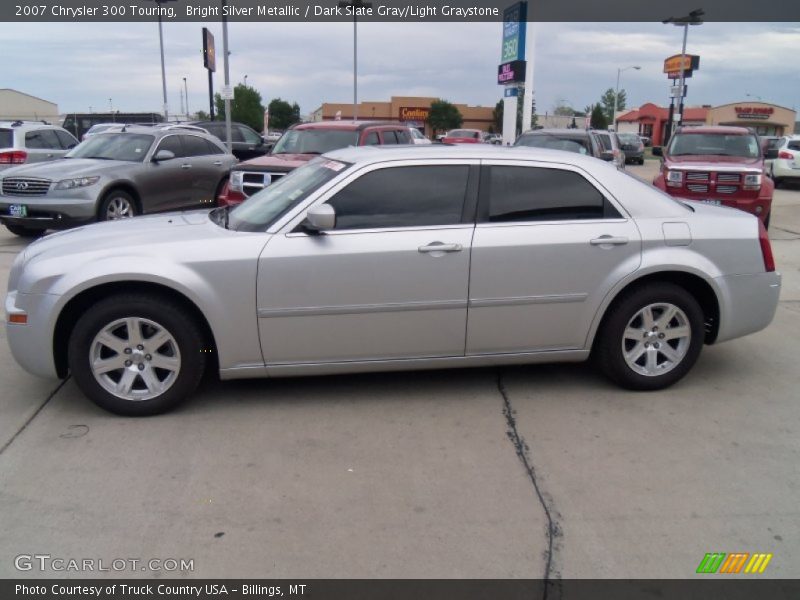 Bright Silver Metallic / Dark Slate Gray/Light Graystone 2007 Chrysler 300 Touring
