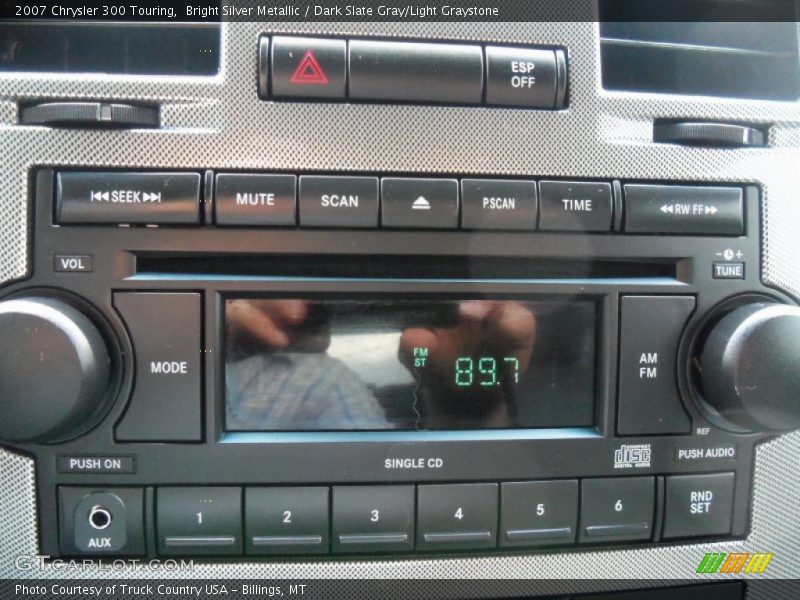 Bright Silver Metallic / Dark Slate Gray/Light Graystone 2007 Chrysler 300 Touring