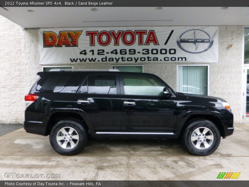 Black / Sand Beige Leather 2012 Toyota 4Runner SR5 4x4