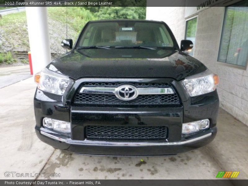 Black / Sand Beige Leather 2012 Toyota 4Runner SR5 4x4