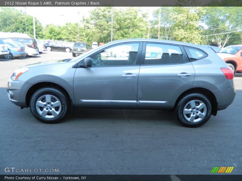 Platinum Graphite / Black 2012 Nissan Rogue S AWD