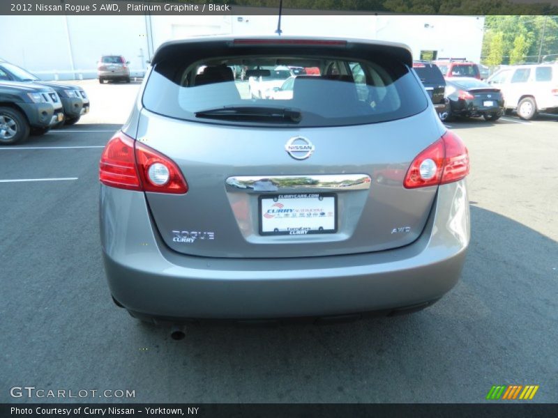 Platinum Graphite / Black 2012 Nissan Rogue S AWD