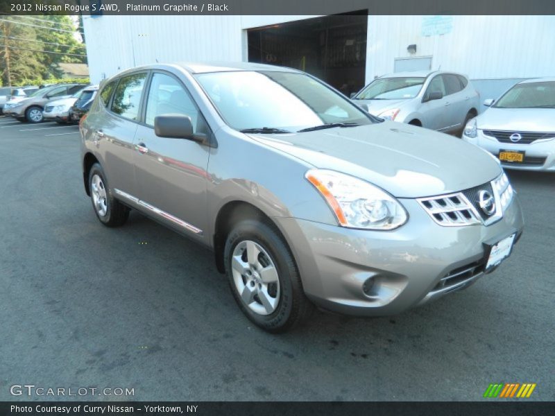 Platinum Graphite / Black 2012 Nissan Rogue S AWD
