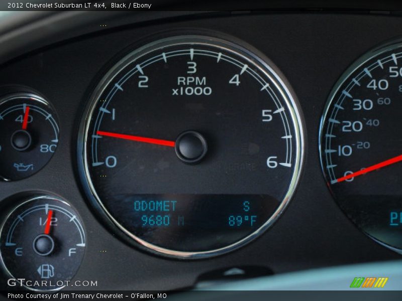 Black / Ebony 2012 Chevrolet Suburban LT 4x4