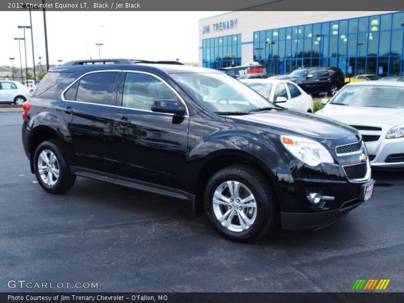 Black / Jet Black 2012 Chevrolet Equinox LT