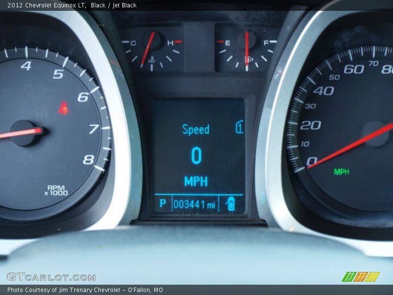 Black / Jet Black 2012 Chevrolet Equinox LT