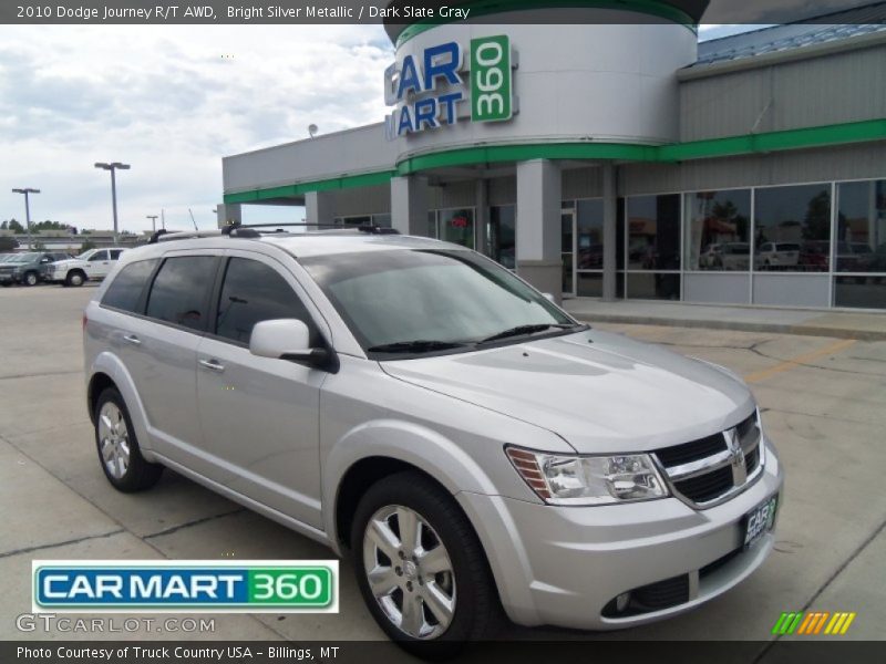 Bright Silver Metallic / Dark Slate Gray 2010 Dodge Journey R/T AWD