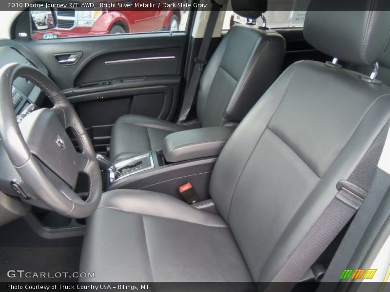 Front Seat of 2010 Journey R/T AWD