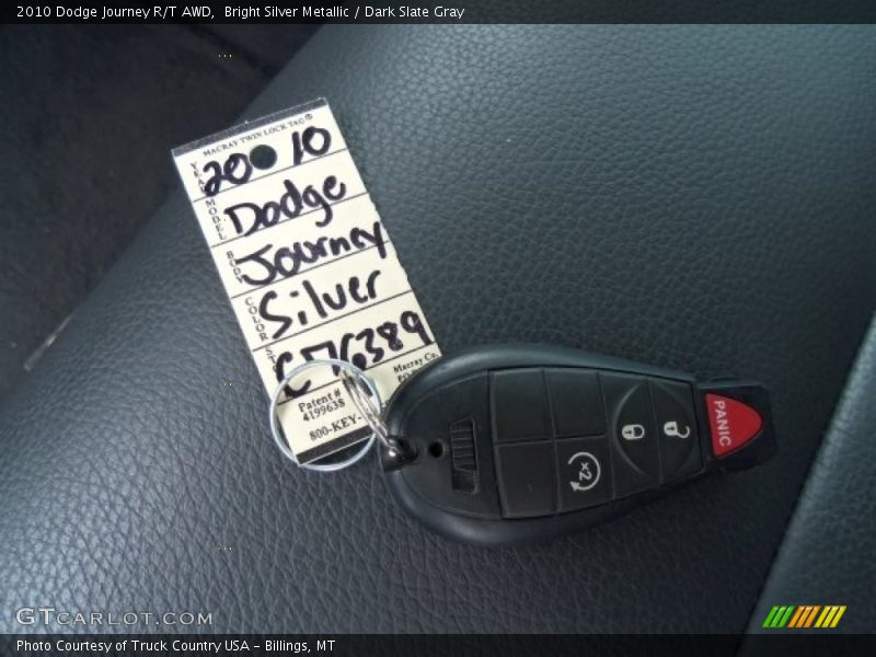 Keys of 2010 Journey R/T AWD