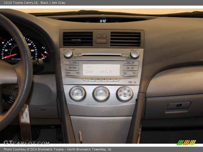 Black / Ash Gray 2010 Toyota Camry LE