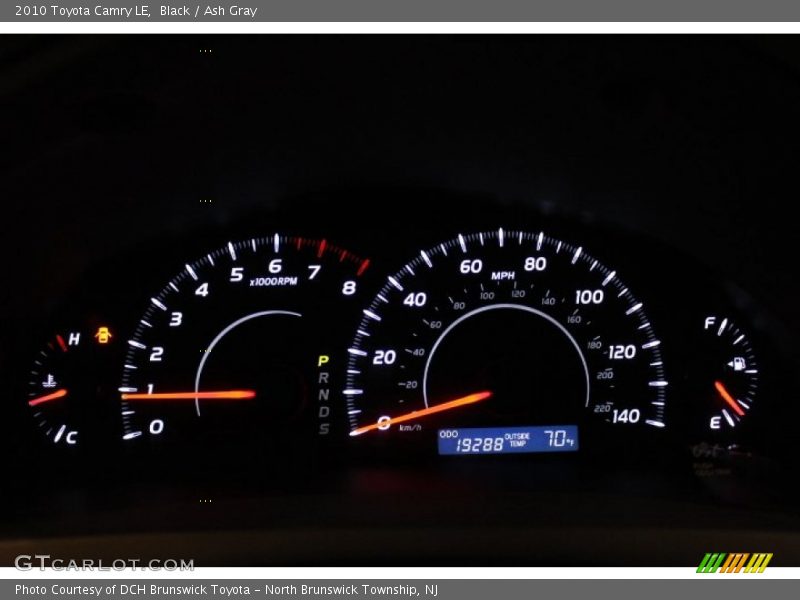 Black / Ash Gray 2010 Toyota Camry LE