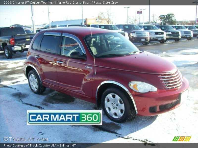 Inferno Red Crystal Pearl / Pastel Slate Gray 2006 Chrysler PT Cruiser Touring