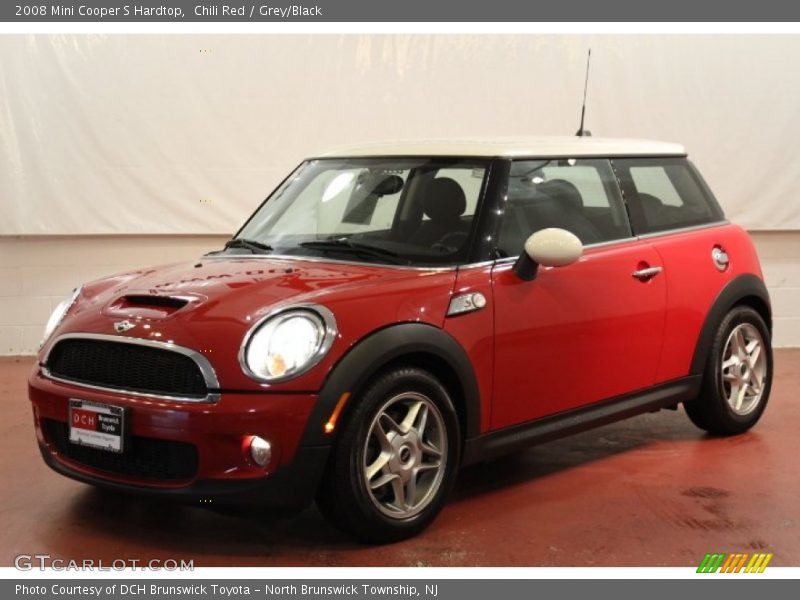 Chili Red / Grey/Black 2008 Mini Cooper S Hardtop