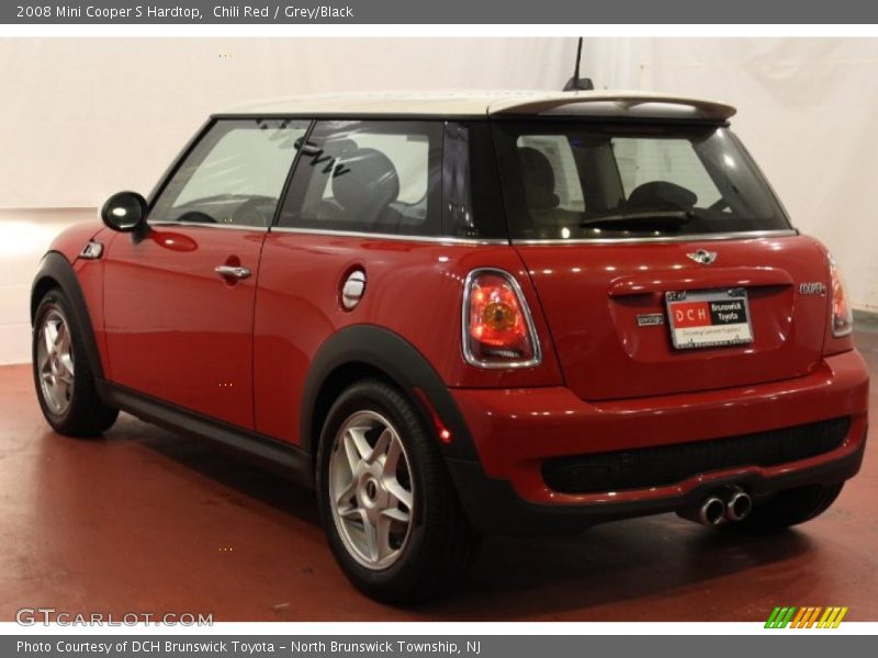 Chili Red / Grey/Black 2008 Mini Cooper S Hardtop