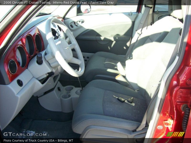 Inferno Red Crystal Pearl / Pastel Slate Gray 2006 Chrysler PT Cruiser Touring