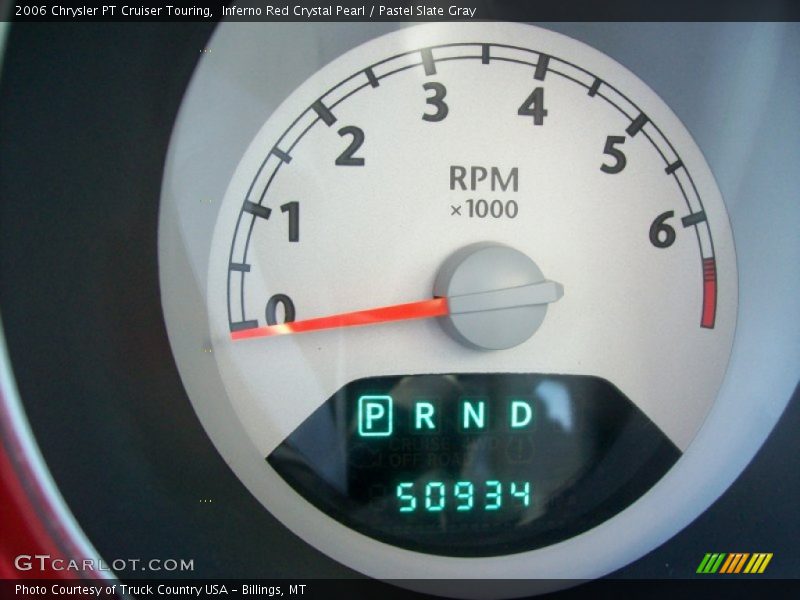 Inferno Red Crystal Pearl / Pastel Slate Gray 2006 Chrysler PT Cruiser Touring