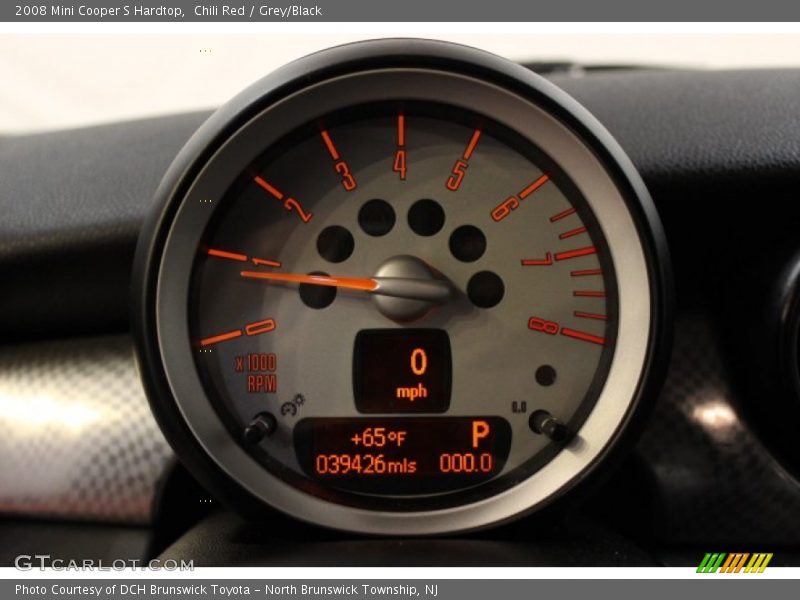 Chili Red / Grey/Black 2008 Mini Cooper S Hardtop