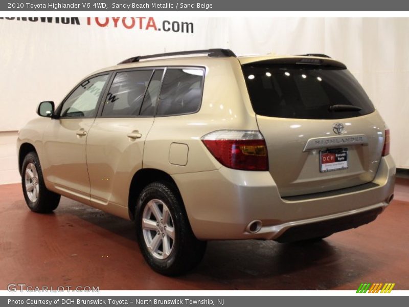 Sandy Beach Metallic / Sand Beige 2010 Toyota Highlander V6 4WD