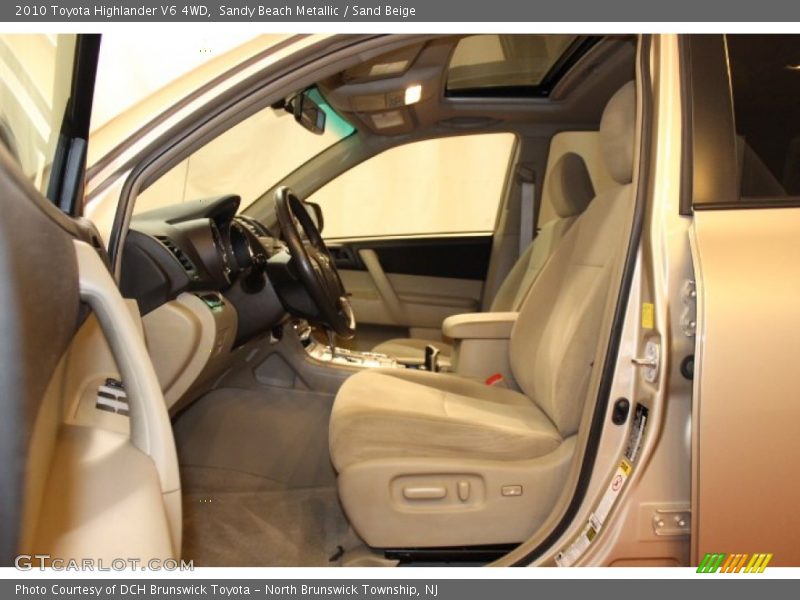 Sandy Beach Metallic / Sand Beige 2010 Toyota Highlander V6 4WD