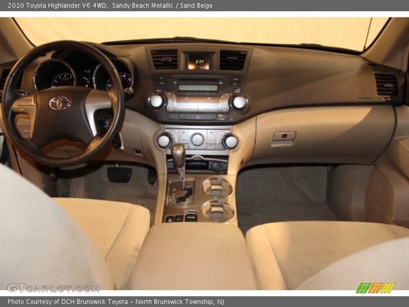 Sandy Beach Metallic / Sand Beige 2010 Toyota Highlander V6 4WD