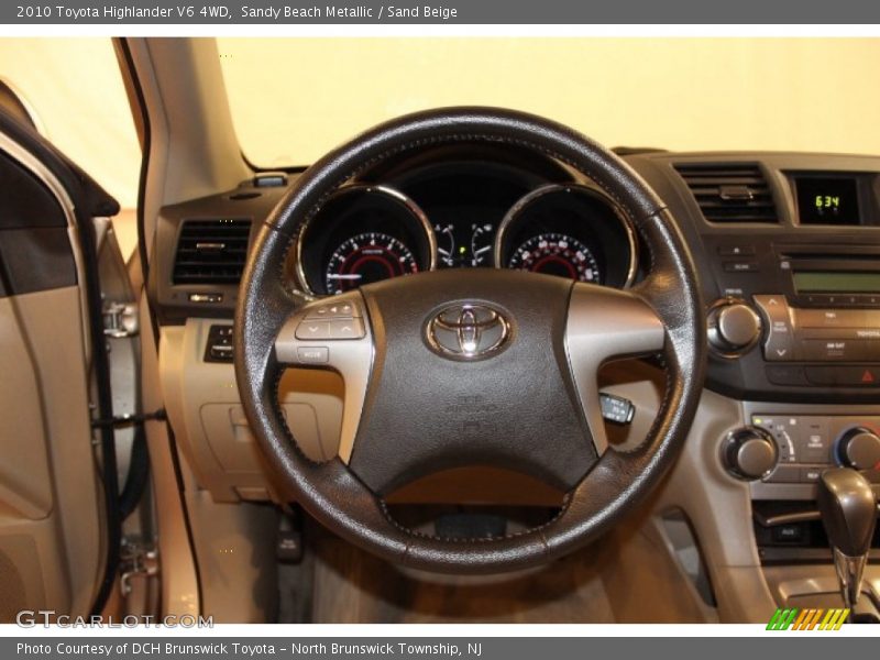 Sandy Beach Metallic / Sand Beige 2010 Toyota Highlander V6 4WD