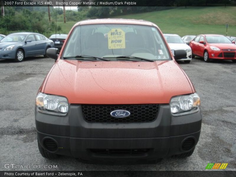Blazing Copper Metallic / Medium/Dark Pebble 2007 Ford Escape XLS 4WD