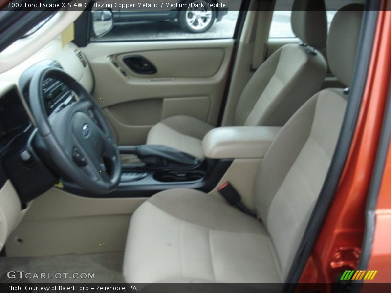 Blazing Copper Metallic / Medium/Dark Pebble 2007 Ford Escape XLS 4WD