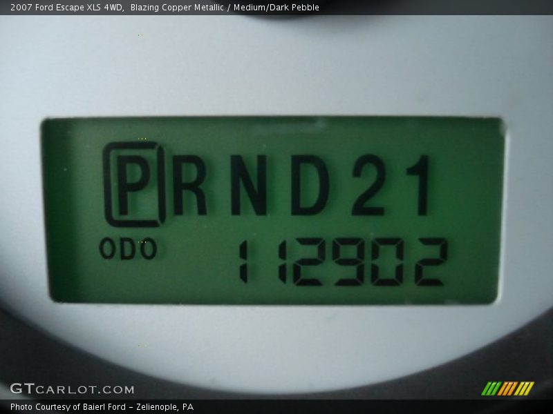 Blazing Copper Metallic / Medium/Dark Pebble 2007 Ford Escape XLS 4WD