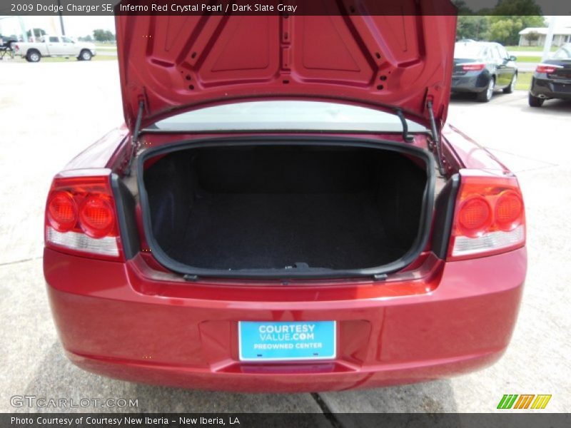 Inferno Red Crystal Pearl / Dark Slate Gray 2009 Dodge Charger SE