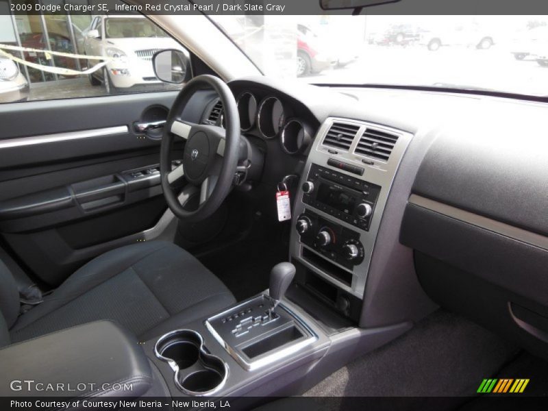 Inferno Red Crystal Pearl / Dark Slate Gray 2009 Dodge Charger SE