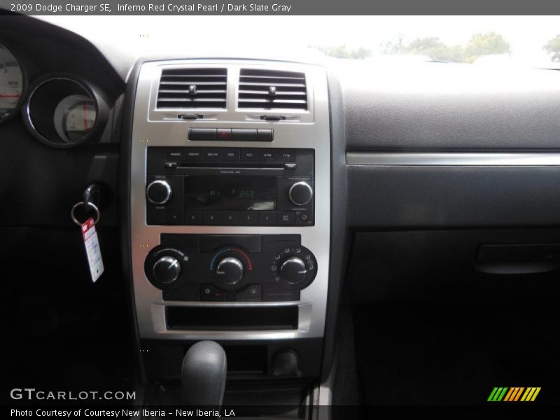 Inferno Red Crystal Pearl / Dark Slate Gray 2009 Dodge Charger SE