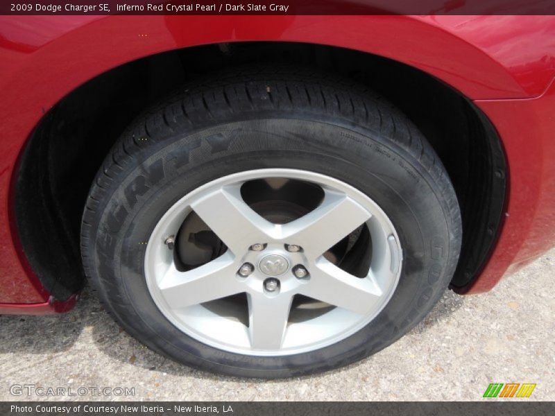 Inferno Red Crystal Pearl / Dark Slate Gray 2009 Dodge Charger SE