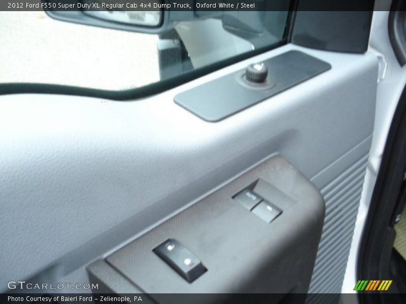 Oxford White / Steel 2012 Ford F550 Super Duty XL Regular Cab 4x4 Dump Truck