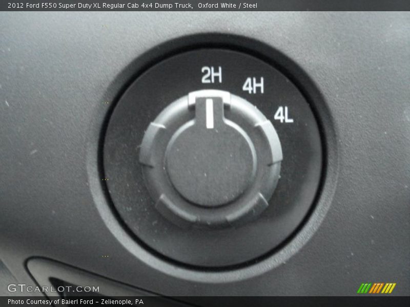 Oxford White / Steel 2012 Ford F550 Super Duty XL Regular Cab 4x4 Dump Truck