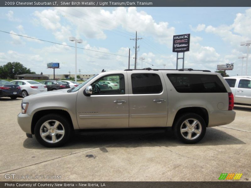 Silver Birch Metallic / Light Titanium/Dark Titanium 2009 Chevrolet Suburban LT