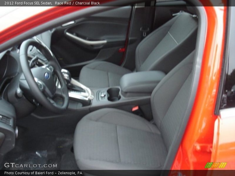 Race Red / Charcoal Black 2012 Ford Focus SEL Sedan