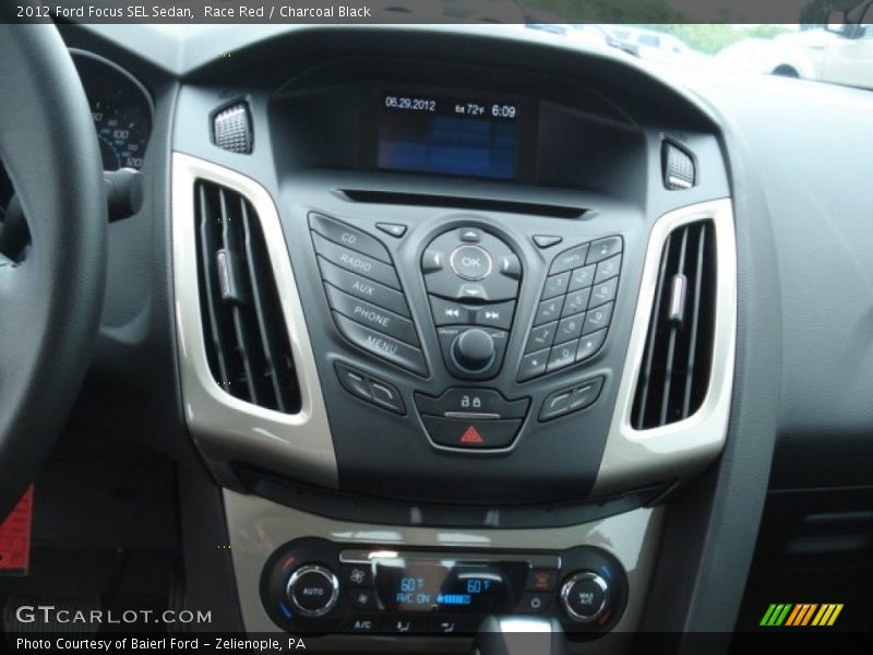 Race Red / Charcoal Black 2012 Ford Focus SEL Sedan