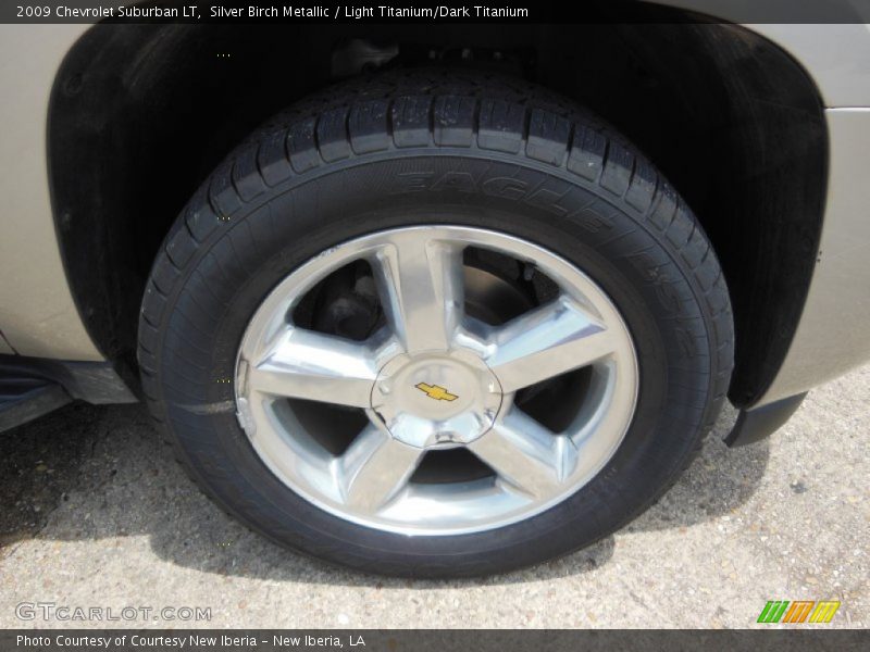Silver Birch Metallic / Light Titanium/Dark Titanium 2009 Chevrolet Suburban LT