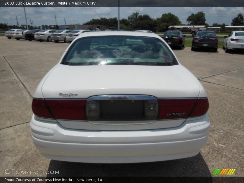 White / Medium Gray 2003 Buick LeSabre Custom