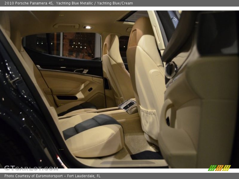 Yachting Blue Metallic / Yachting Blue/Cream 2010 Porsche Panamera 4S