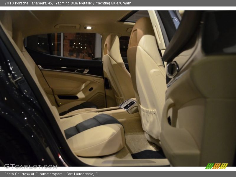 Yachting Blue Metallic / Yachting Blue/Cream 2010 Porsche Panamera 4S