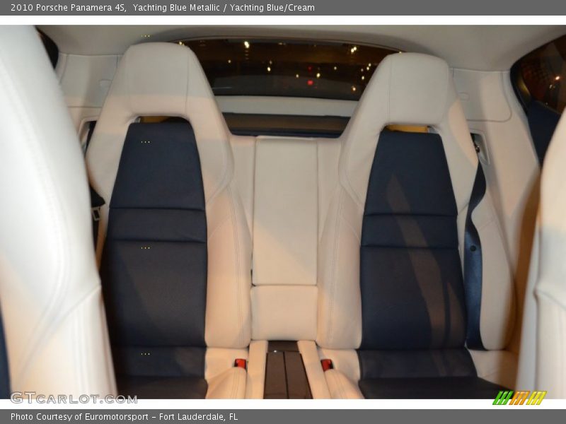 Rear Seat of 2010 Panamera 4S